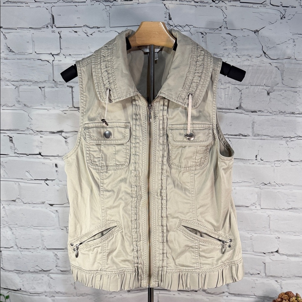 Christopher &‎ Banks Light Beige Vest